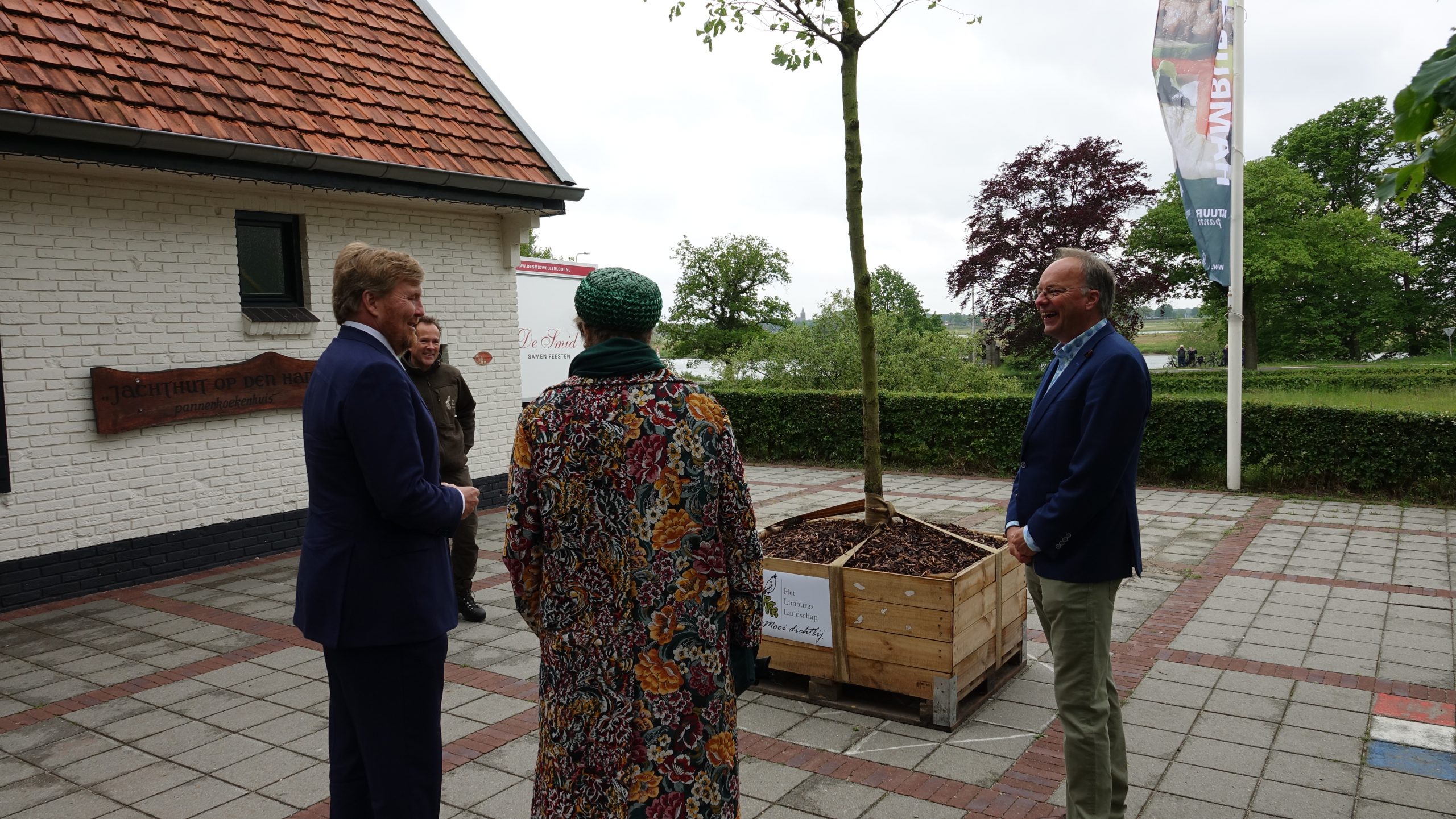 Koninklijk bezoek in De Maasduinen