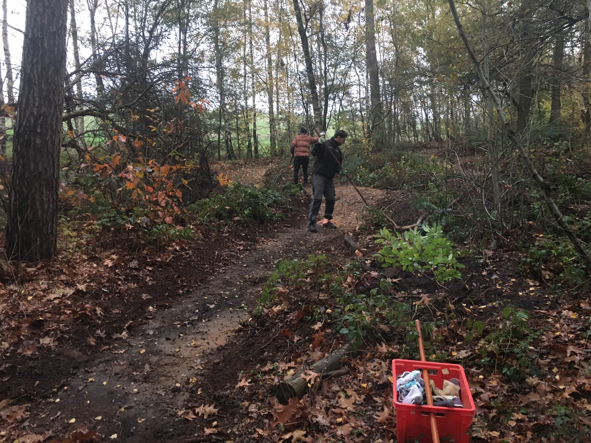 Werkzaamheden mountainbikeroute Montfort gestart